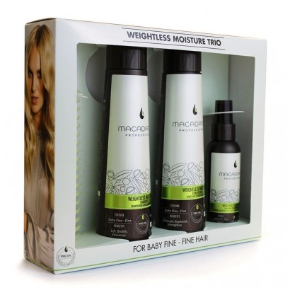 Макадамия Набор Для Тонких Волос (Weightless Moisture Trio Set)